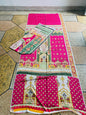 2Pc Linen Shirt Dupatta Unstitched Suit